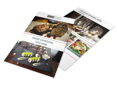 Fine Dining Restaurant Flyer Template 3 preview
