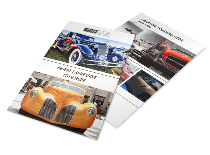 Elegant Car Show Flyer Template Preview 1