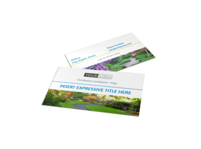 Beautiful Landscape Business Card Template preview