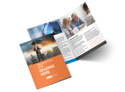 Family Insurance Agency Bi-Fold Brochure Template 2 preview
