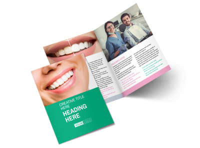 Clean Care Dental Bi-Fold Brochure Template 2 preview