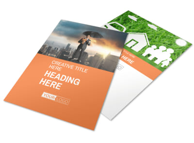 Family Insurance Agency Flyer Template preview