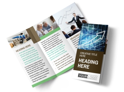 Financial Advisor Tri-Fold Brochure Template preview