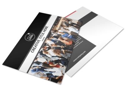 Office Event Photography Postcard Template preview