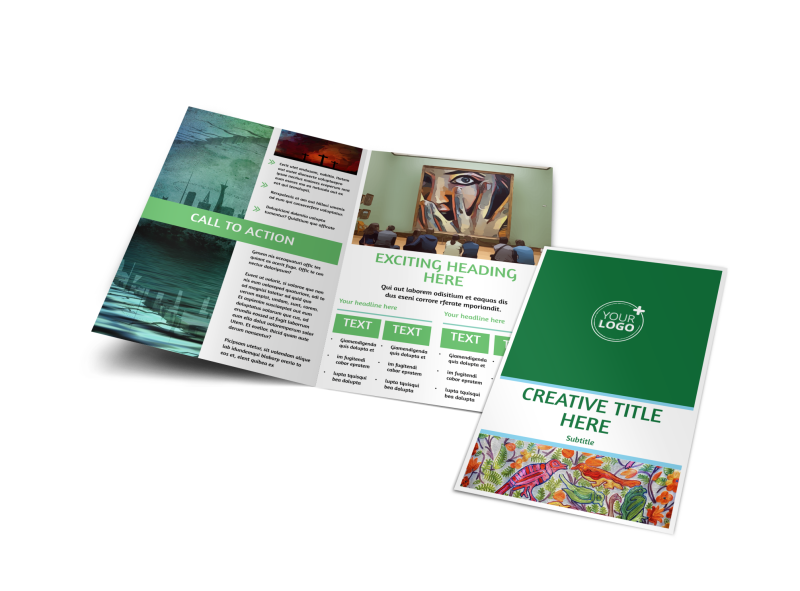 Art Exhibition Brochure Template Preview 1