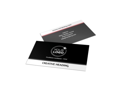 Office Event Photography Business Card Template preview