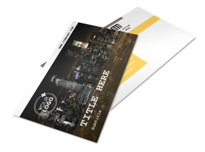 Urban Photography Postcard Template 2 preview