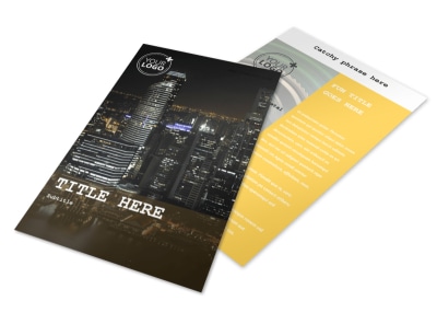 Urban Photography Flyer Template 3 preview