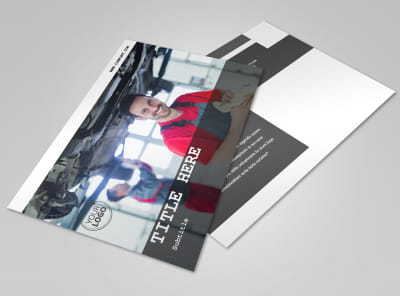 Roadside Assitance Postcard Template preview