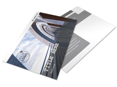 Modern Architect Postcard Template preview
