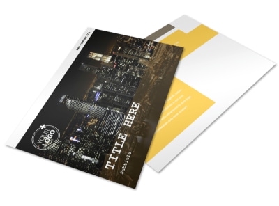 Urban Photography Postcard Template preview