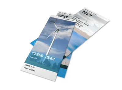 Wind Farm Flyer Template 2 preview