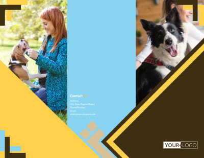 Dog Training Brochure Template Preview 1