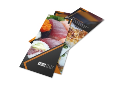 Outstanding Sushi Restaurant Flyer Template 2 preview