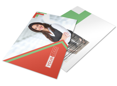 Marketing Conference Postcard Template preview