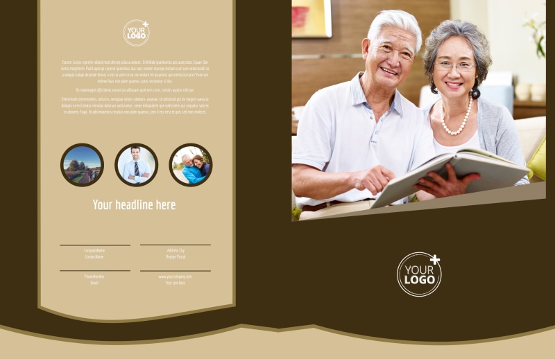 Retirement Advice Bi-Fold Brochure Template 2