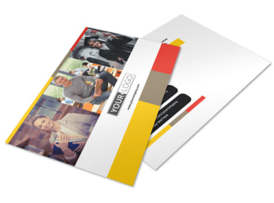 Adult Education Postcard Template 2 preview