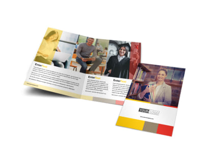 Adult Education Bi-Fold Brochure Template preview