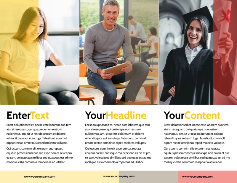 Adult Education Tri Fold Brochure Template
