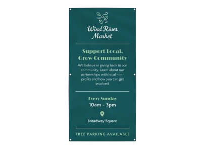Farmers Market Banner vtf7dw8jao