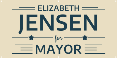 Mayor Campaign Banner nlzfgakv4t