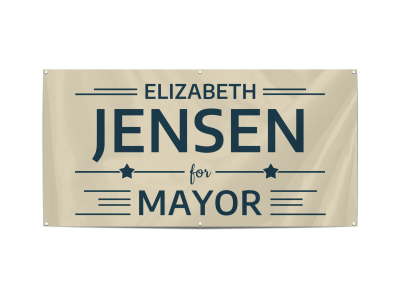 Mayor Campaign Banner nlzfgakv4t