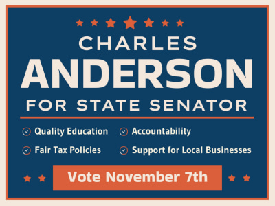State Senator Campaign j4nieq6v2e