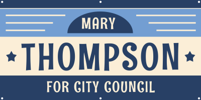 City Council Campaign Banner nepztnwpcl