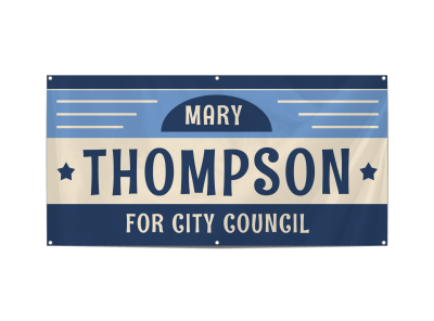 City Council Campaign Banner nepztnwpcl
