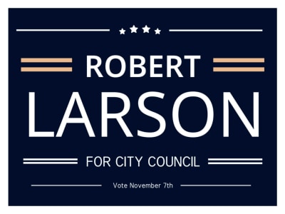 City Council Campaign wy526lnqvt