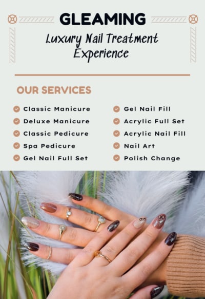 Price List Nail Salon q87t7549vr