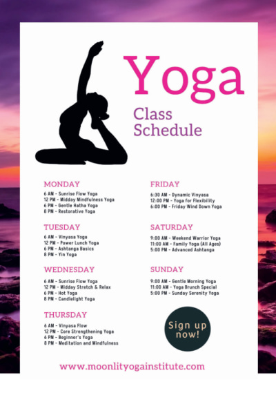 Schedule Yoga hbu514tpba