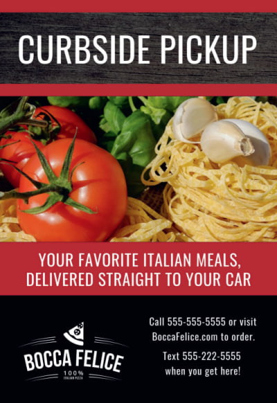 Curbside Pickup Restaurant u8jls55cc1