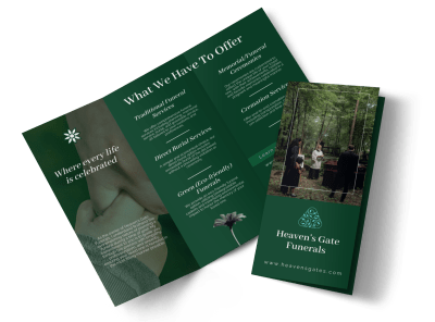 Funeral Home Tri-Fold Brochure Template