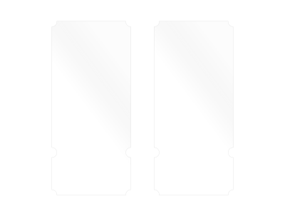 Blank Kpop Decorative Ticket (2.5" W x 5.5" H)
