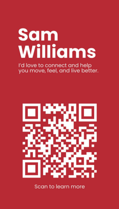 Personal Trainer QR Code  4frzxtmntx  Side 1 Image