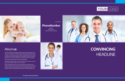 Pediatric Care Brochure Template Preview 1
