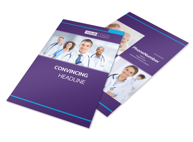Pediatric Care Flyer Template Preview 1