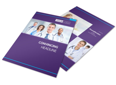 Pediatrician & Child Care Flyer Template preview