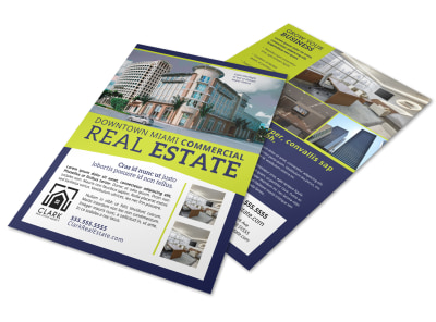Commercial Real Estate Flyer Template preview