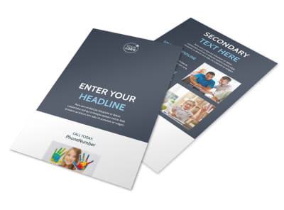 Disabled Children Services Flyer Template 3 preview