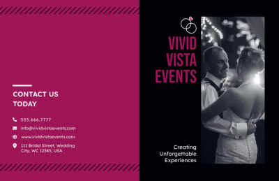 Wedding Venue Brochure Template Preview 1
