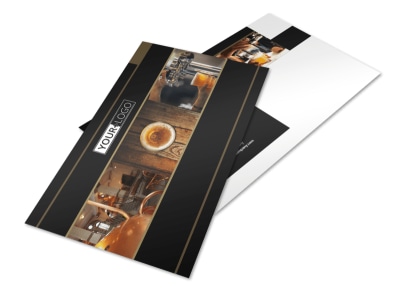Brewery Tour Postcard Template preview