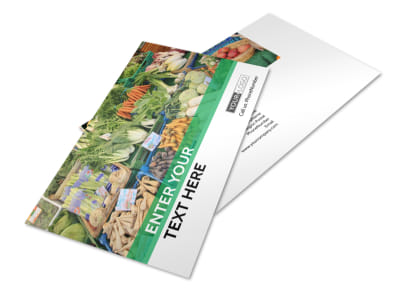 Local Produce Market Postcard Template 2 preview