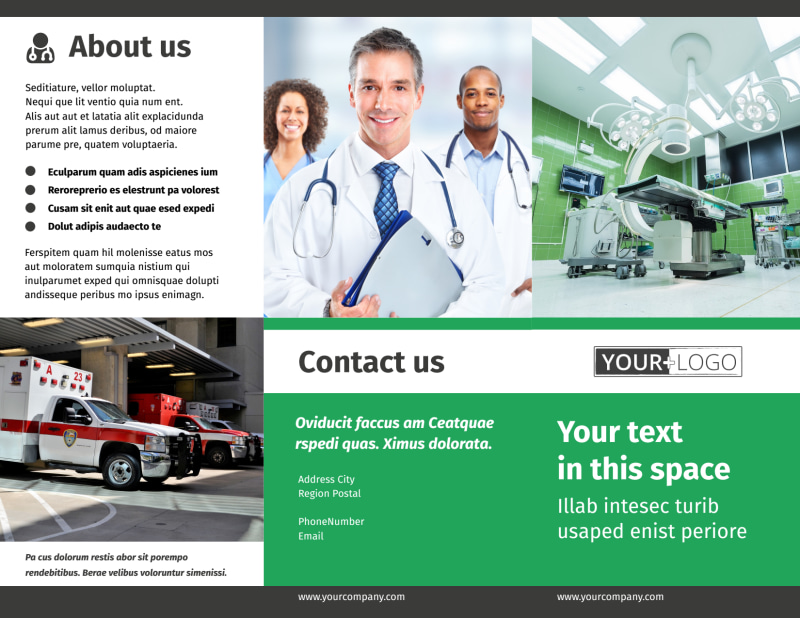 Medical Center Brochure Template