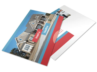 House for Sale Real Estate Postcard Template preview