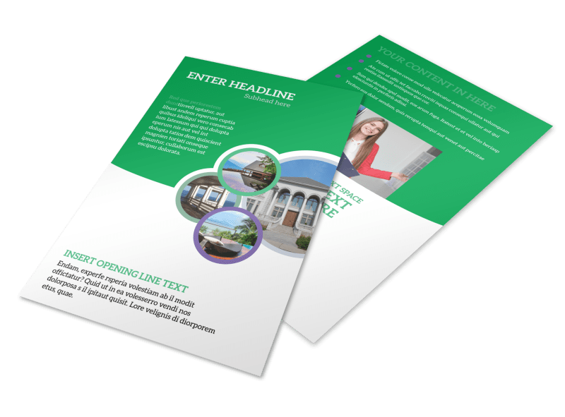 Luxury Real Estate Flyer Template Preview 1