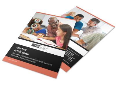 Learning Center & Tutoring Flyer Template preview