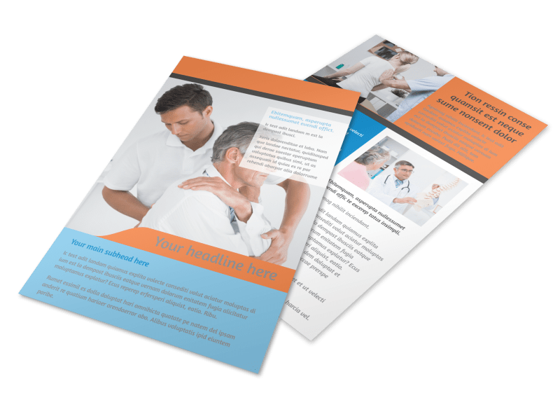 Chiropractic Clinic Flyer Template Preview 1