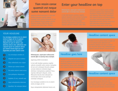 Chiropractic Clinic Brochure Template Preview 2